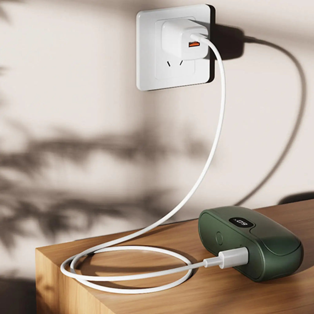 Magnetic Hand Warmer 2 in 1 Digital Display Long-Lasting Warmth Fast Heating Electric Hand Warmer for Winter Rechargeable