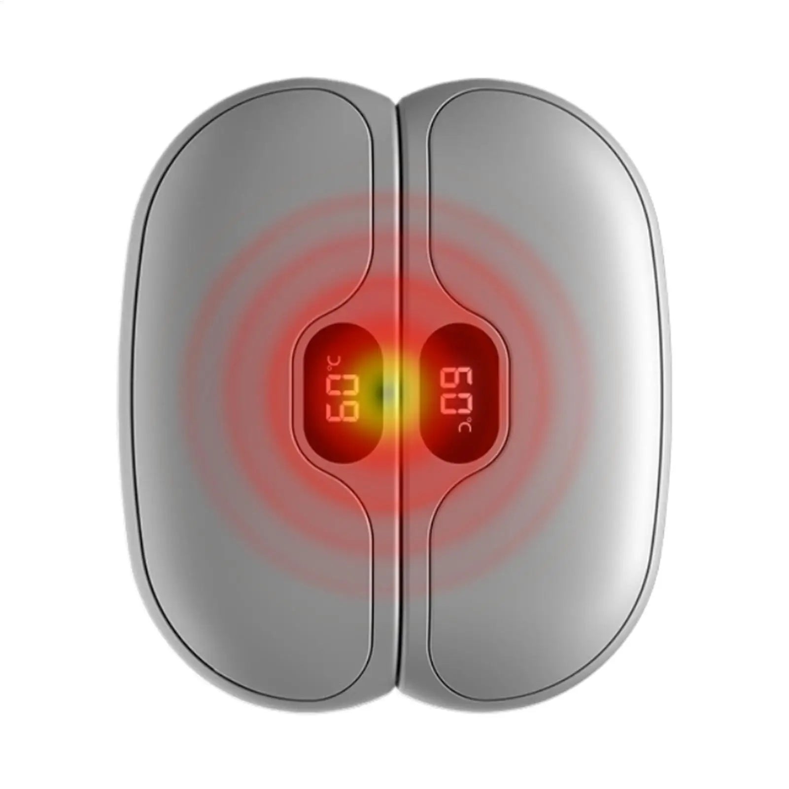 Magnetic Hand Warmer 2 in 1 Digital Display Long-Lasting Warmth Fast Heating Electric Hand Warmer for Winter Rechargeable