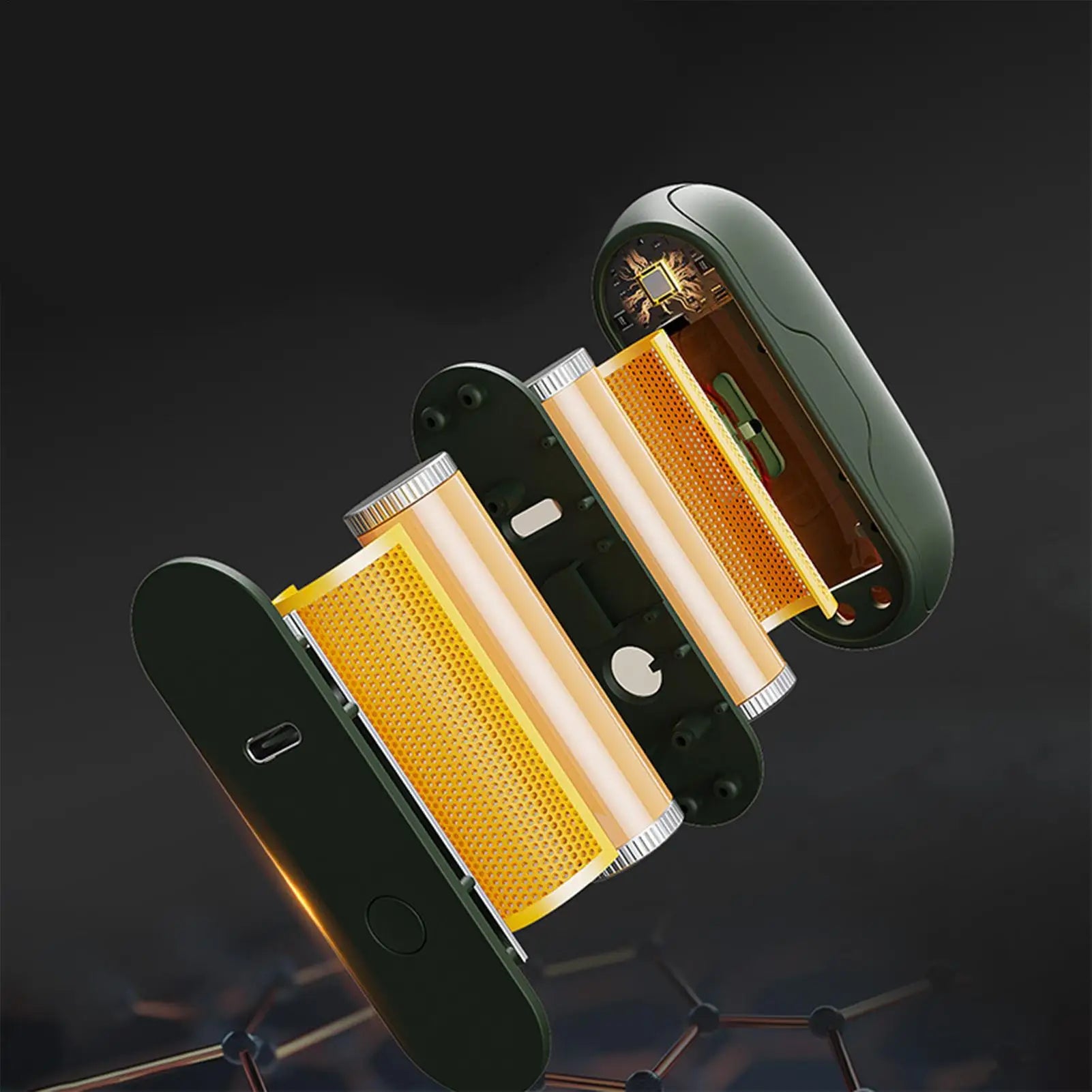 Magnetic Hand Warmer 2 in 1 Digital Display Long-Lasting Warmth Fast Heating Electric Hand Warmer for Winter Rechargeable